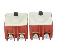 UrbanHui Lot de 2 interrupteurs à gâchette pour meuleuse d'angle série 6 100 8 100 compatible avec Gws6 8 100 Tws6600 250 V 5 A