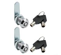 UrbanHui Lot de 2 verrous à levier filetés pour boîte aux lettres 16 mm