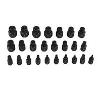 UrbanHui Lot de 25 extracteurs de vis multi-dents, outil innovant pour extraire efficacement les vis endommagées