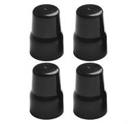 UrbanHui Lot de 4 bouchons de valve de radiateur en plastique ABS - Ajustement sûr - Protection de valve de plomberie - Pour système de chauffage central domestique