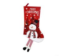 UrbanHui Lot de 4 chaussettes de Noël en velours, grande capacité de rangement avec bords élastiques, boucles de suspension pour un placement facile, adaptées pour les friandises et les surprises de