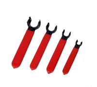 UrbanHui Lot de 4 clés à fourche ER11 ER16 ER20 ER25 pour fraiseuse CNC, support d'outil, écrou de serrage et clé à vis