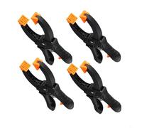 UrbanHui Lot de 4 colliers de serrage à cliquet à ressort en nylon robuste 50/75 mm avec largeur de mâchoire réglable (15,2 cm)