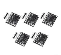 UrbanHui Lot de 5 modules de capteur de moniteur d'alimentation INA3221 à trois canaux pour suivi du courant et de la tension ± 1,638 A ± 0,4 mA Précision 26 V Détection 0,1 Ohm Résistance I2C SMBus