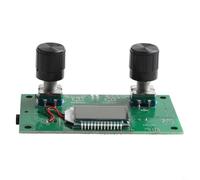 UrbanHui Module récepteur radio FM sans fil pour DSP PLL 87 MHz-108 MHz, écran LCD rétroéclairé bleu, contrôle rotatif de la fréquence et du volume, amplificateur stéréo 2 x 3 W
