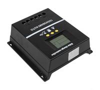 UrbanHui Mppt Contrôleur de charge solaire 200 A avec écran LCD Reconnaissance automatique de tension 12 V 24 V 36 V 48 V Double port USB Sept modes de câblage pour système de batterie PV