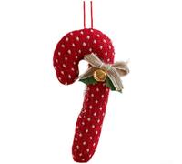 UrbanHui Ornement à suspendre en tissu peluche pour décoration de sapin de Noël avec motifs saisonniers classiques et attrait des fêtes (B)