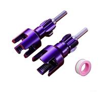 UrbanHui Ouvre-filetage interne pour tuyau d'eau, 4 points et 6 points PPR PVC, construction en acier allié, pour perceuse électrique manuelle, design à double extrémité, diamètre extérieur 20 mm et