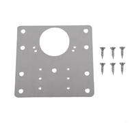 UrbanHui Plaque de réparation de charnière en acier inoxydable résistant à la rouille pour porte d'armoire, tiroir, placard, kit de vis pour cuisine, armoire, étagère, table, lit, commode, chaise (1