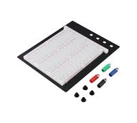 UrbanHui Platine d'expérimentation sans soudure 2390 points pour test de circuit, carte de prototype électronique avec 4 bornes, pas de soudure nécessaire pour un montage rapide et une formation