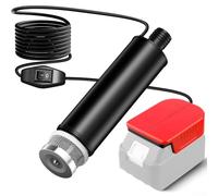 UrbanHui Pompe de transfert d'eau pour Bosch pour adaptateur de batterie Dewalt 18 V 635 GPH pour drainage de piscine, jardin, sous-sol, pompage (pour 48-11-1862)