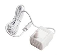 UrbanHui Pompe submersible USB 3 W pour une circulation efficace de l'eau dans les rocailles miniatures et pour fontaines (blanc)