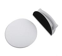 UrbanHui Ponceuse d'angle pour bois, métal, plastique, cloison sèche, outil de ponçage circulaire à la main avec 10 papiers abrasifs remplaçables, poignée ergonomique antidérapante en ABS, 23 x 11 x 1