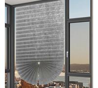 UrbanHui Rideau de fenêtre, protection solaire, enroulable automatique, design compact, sans perçage, multi-usages, tissu résistant à l'eau, facile à nettoyer (90 x 180 cm)