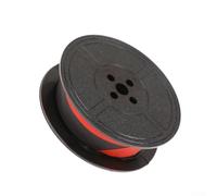 UrbanHui Ruban en nylon robuste pour machine à écrire OKI ML80 81 82 83 92 93 TEC EPS600 MA1100 M2600 Noir/rouge 12,7 mm x 5 m