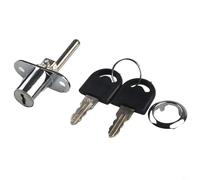 UrbanHui Sécurisez vos objets de valeur avec un verrou d'armoire en alliage de zinc argenté, conçu pour boîte aux lettres, placards et tiroirs