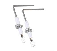 UrbanHui Sonde de flamme de rechange SEN01114 pour four standard américain, lot de 2, oxyde de chrome argenté, pièce de système de chauffage fiable