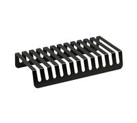 UrbanHui Support de rangement d'échantillons en métal robuste 8/12 emplacements pour carrelage, marbre, pierre de quartz, panneau de porte et échantillons de matériau de panneau (350 x 198 x 60 mm)
