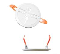 UrbanHui Support de remplissage de trou de plafond pour caméra compatible avec les caméras d'observation avec angle de vision réglable et construction ABS robuste (E)