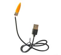 UrbanHui Tableau lumineux LED à effet flamme vacillante alimentée par USB, 5 V, PCBA, éclairage décoratif en forme de maïs avec câble de 50 cm, circuit imprimé compact de 3,350,8 cm pour une