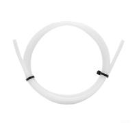 UrbanHui Tube d'alimentation en PTFE pour imprimante 3D - Faible résistance - Large plage de température - Compatible avec matériau de 1,75 mm pour accessoires d'impression - Blanc - 1 m