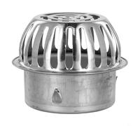 UrbanHui Tuyau d'évacuation de sol en acier inoxydable anti-obstruction pour toit, gouttière, balcon, égout, échappement, rat, feuilles, débris, blocage - Argenté - Plusieurs tailles (110 mm)