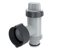 UrbanHui Valve à piston pour piscine hors sol, assemblage de rechange de vanne d'arrêt, compatible avec les pompes filtrantes de 1500 à 4000 GPH, pièce en plastique facile à installer