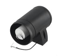 UrbanHui Ventilateur d'échappement en ligne 12 V 7,6 cm, 145 CFM, pour bateau, yacht, cabine de ventilation, conduit ABS résistant à la rouille, noir