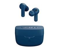 Urbanista Atlanta Écouteurs Hybrides sans Fil à Réduction Active du Bruit, Résistantes aux Éclaboussures, Écouteurs Bluetooth Multipoint, Mode Transparence, Étui de Chargement sans Fil, Bleu Acier