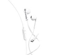 Urbanista Casque filaire, Casque USB C No Tangle, Gestion des appels avec micro, Casque USB type C, Entrée stéréo filaire, Entrée de bouton, San Francisco, White