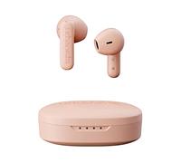 Urbanista Copenhagen TWS Écouteurs sans Fil, Écouteurs Bluetooth 5.2 avec IPX4, Commandes Tactiles et Microphone Antibruit, 32H Durée d'Écoute Totale, Étui de Chargement TWS USB C, Rose Poudré
