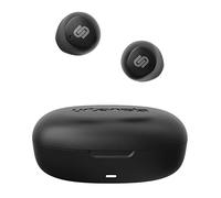 Urbanista Lisbon True Wireless Écouteurs Bluetooth, Écouteurs sans Fils Compacts avec Commandes Tactiles, 27 Heures de Jeu, Étui de Chargement, Assistant Vocal, Minuit Noir
