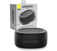 Urbanista Enceinte portable stéréo Malibu Midnight Black – Bluetooth, IP67, charge solaire – Noir