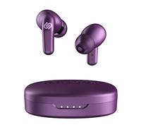 Urbanista Seoul Écouteurs intra-auriculaires sans fil avec microphone, 70 ms, faible latence, écouteurs Bluetooth double mode, charge rapide, port USB-C, 32 heures d'autonomie, violet