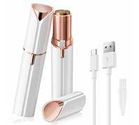 UrbanLuxe Fermoirs de bain pour femmes, rasoirs pour femmes larges et sans schmerzfreier pour femmes, lèvres, lèvres et zone de bikini - Blanc