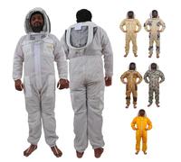 URBANSBEE combinaison d'apiculteur Ventilée professionnelle - Combinaison d'apiculture, Costume d'apiculture avec fantaisie chapeau pour homme et femme