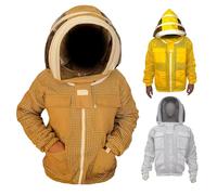 URBANSBEE Veste apiculture professionnelle ventilé - Veste apiculteur avec l'association d'un chapeau fantaisie et d'un voile pour la protection de l'apiculteur