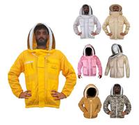 URBANSBEE Veste apiculture professionnelle ventilé - Veste apiculteur avec l'association d'un chapeau fantaisie et d'un voile pour la protection de l'apiculteur