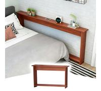 UrbanUp Meuble Derriere Canapé Console d'appoint Étroite Petits Espaces | Comble-espace Mural pour Lit en Bois Massif (Gain de Place) avec Barre de Support ; Table de Canapé Décorative et Moderne