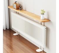 UrbanUp Meuble Derriere Canapé Table de Radiateur Tables d'Entrée, Table Derrière Canapé, Table Console Hauteur 35 Pouces, Support Noir/Blanc avec Panneau en Bois(Style C,160x18x90CM(63.0x7.1x35.4))