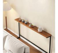 UrbanUp Meuble Derriere Canapé Table Derrière Canapé 1-Niveau/ 2-Niveaux, Table de Canapé Longue et Étroite pour Petits Espaces, Meuble de Salon Personnalisable(1tier - 100x15x88CM (39.4x5.9x34.7))