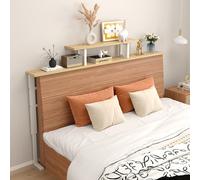 UrbanUp Meuble Derriere Canapé Table Derrière Canapé 2 Niveaux Hauteur Réglable, Table Console Canapé Longue et Étroite, Étagère Organisateur Chambre Table(WXH-230x15CM(90 9/16x5 7/8"))