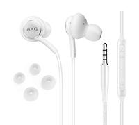 UrbanX Écouteurs stéréo filaires pour Nokia X1-00 avec microphone et boutons de volume Câble tressé