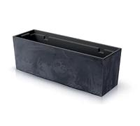 Urbi Case Beton Effect Pot, avec dépôt, dimensions (mm) 580x180x195, couleur anthracite