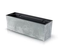 Prosperplast Urbi Case béton effet pot avec dépôt 580×180×195 mm couleur béton