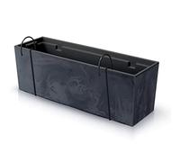 Prosperplast Bac à fleurs Urbi Case Béton Effet W DUC600EW-S433 580x180x195 mm Anthracite