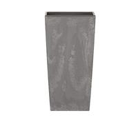 URBI SQUARE BETON EFFECT Pot 7,2L., avec réservoir, dimensions (mm) 170x170x325, couleur Marengo