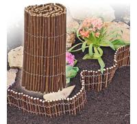 URBN GARDEN Bordure de jardin en osier flexible - Bordure décorative pour arche - Pour aménagement extérieur élégant et bordures de jardin améliorées