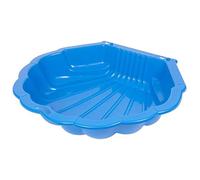 URBN-TOYS Bac à sable en plastique en forme de coquillage pour jardin, piscine (bleu)