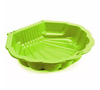 URBN-TOYS Bac à sable en plastique en forme de coquillage pour jardin, piscine (vert)